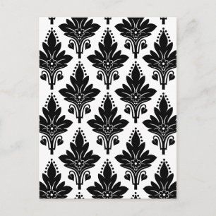Carte Postale AMOROSO en noir sur blanc