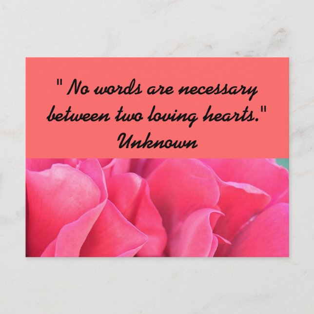 CARTE POSTALE AMOUR (Devant)