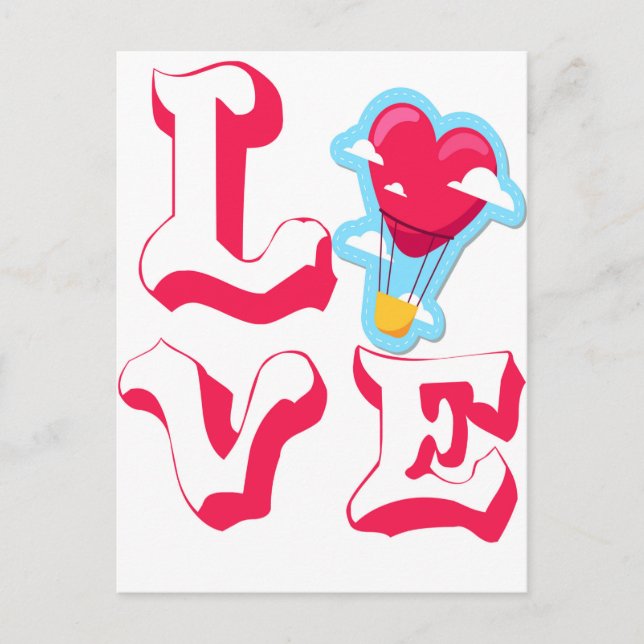 Carte Postale amour (Devant)