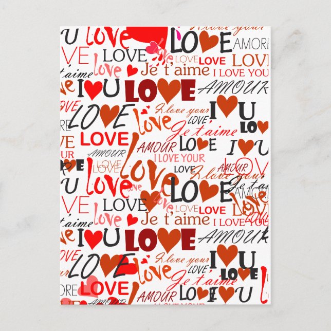 Carte Postale Amour (Devant)