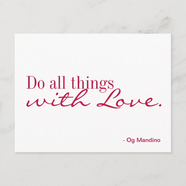 Carte postale - Amour (Devant)