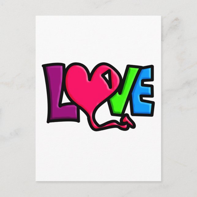 CARTE POSTALE AMOUR (Devant)