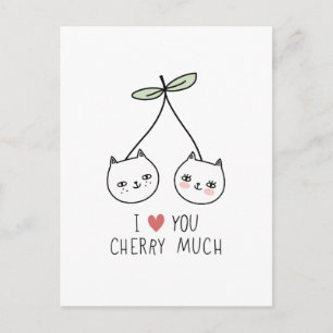 Carte Postale Amour à toi pour la Saint-Valentin, amateur de cha