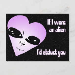 Carte Postale Amour Alien