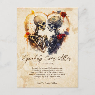 Carte Postale Amour après tout Spookily Vintage Romance Hallowee