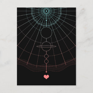 Carte Postale amour au-delà