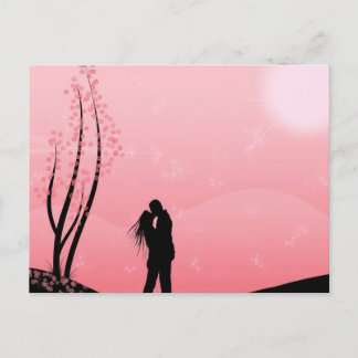 Carte Postale Amour (baisers)