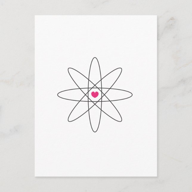 Carte Postale amour chimique (Devant)