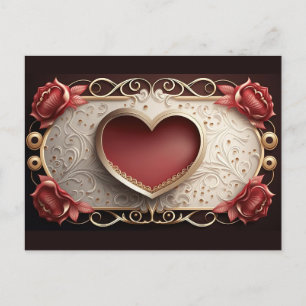 Carte Postale Amour d'anniversaire Saint-Valentin