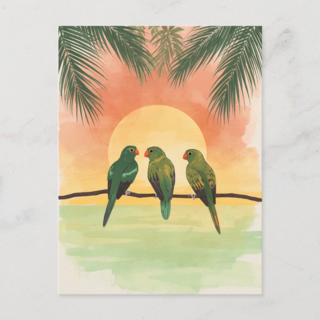 Carte Postale Amour de la cour (Devant)