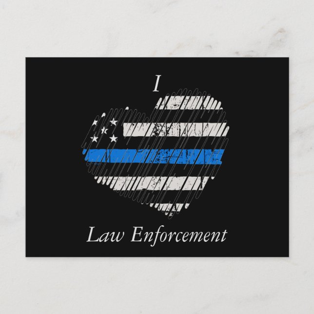 Carte Postale Amour de la ligne bleue (Devant)