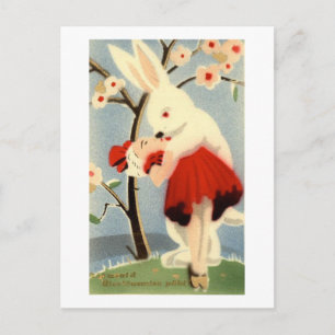 Carte Postale Amour de lapin