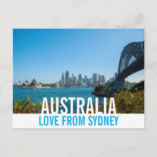Carte Postale Amour De L'Australie Sydney Harbour Bridge Opera