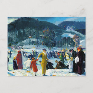 Carte Postale Amour de l'hiver (1914) George Bellows