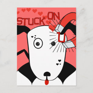 Carte Postale Amour de Pit Bull  Petey le Bull Terrier...