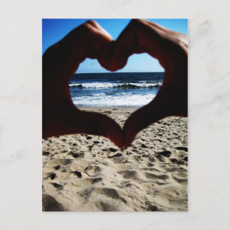 Carte Postale Amour de plage