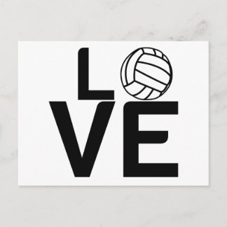 CARTE POSTALE AMOUR DE VOLLEYBALL