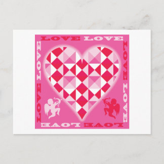 Carte Postale Amour (Diamant Rose)
