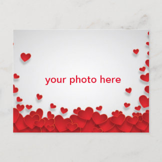 Carte Postale Amour du coeur avec photo
