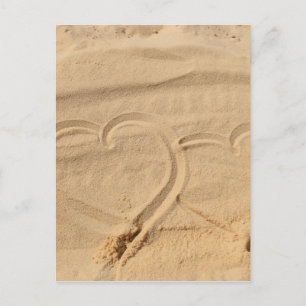 Carte Postale amour du cœur personnaliser Anniversaires