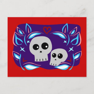 Carte Postale Amour du crâne