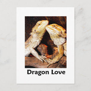 Carte Postale amour du dragon