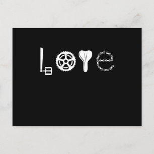 Carte Postale AMOUR DU VÉLO PIÈCES DE VÉLO DE COURSE Drôle de cy