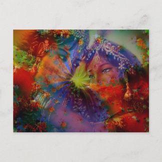 Carte Postale Amour d'un Dieu et déesse