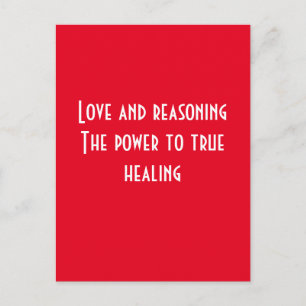Carte Postale Amour et raisonnement