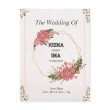 amour éternel : simple faire-part de mariage