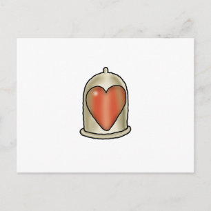 Carte Postale Amour Impossible - Condom d'amour