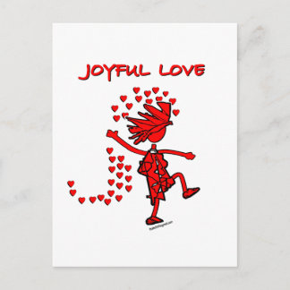 Carte Postale Amour Joyeux