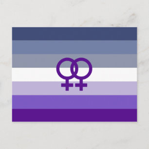 Carte Postale Amour Lesbien Butch Fierté WLW