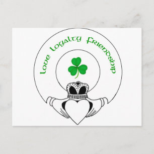 Carte Postale Amour, Loyauté, Amitié Claddah