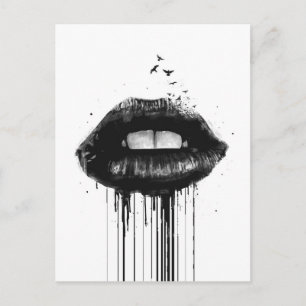 Carte postale amour mort