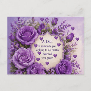 CARTE POSTALE AMOUR POUR PAPA DE SES FILLES