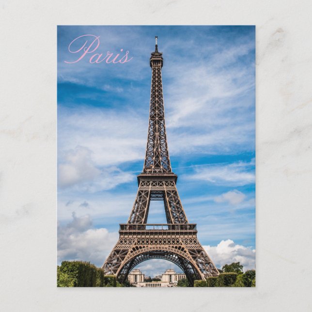 Carte Postale Amour & Romance Ville de Paris Tour Eiffel France (Devant)
