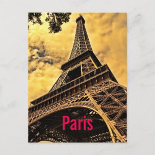 Carte Postale Amour & Romance Ville de Paris Tour Eiffel France
