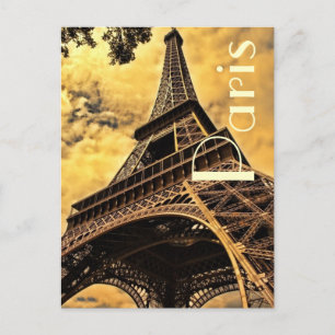 Carte Postale Amour & Romance Ville de Paris Tour Eiffel France