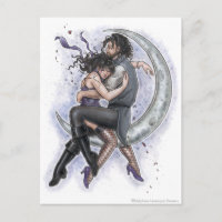 Carte Postale Amour Romantique de la lune