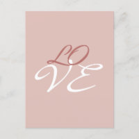 Amour Rose Couleur Or Calligraphie Script