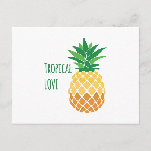 Carte Postale Amour tropical (Devant)