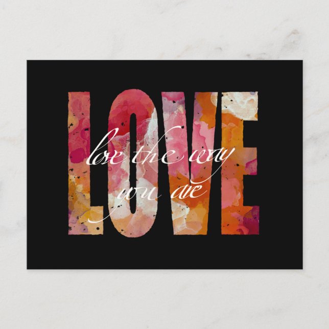 Carte Postale Amour Vintage (Devant)