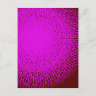 Carte Postale amoureux de l'ombre de couleur violette