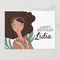 Amoureux de personnage de femme plante Anniversair