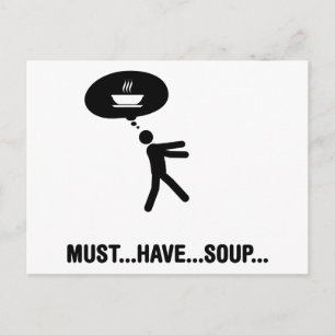 Carte Postale Amoureux de soupe