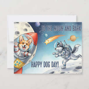 Carte Postale Amoureux des chiens Golden Retriever