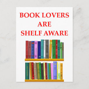 Carte Postale amoureux du livre