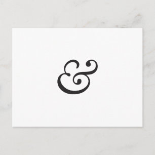 Carte Postale Ampersand