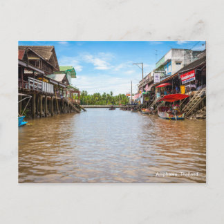 Carte Postale Amphawa, Thaïlande